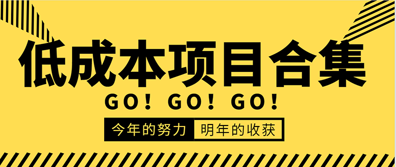 低成本零成本项目合集：赚钱快的慢的、暴利的，线上线下的，价值万元资料-猫哥网资源库