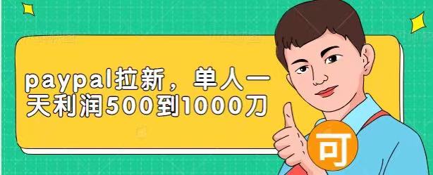 Paypal拉新赚美刀项目，单人一天利润500-1000刀【视频课程】-猫哥网资源库