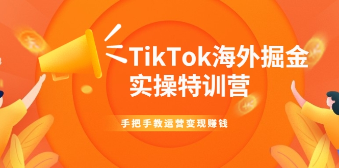 TikTok海外掘金实操特训营：手把手教运营变现赚钱-猫哥网资源库