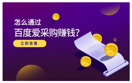 大王·怎么通过百度爱采购赚钱，已经通过百度爱采购完成200多万的销量-猫哥网资源库