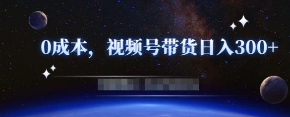 零基础视频号带货赚钱项目，0成本0门槛轻松日入300+【视频教程】-猫哥网资源库