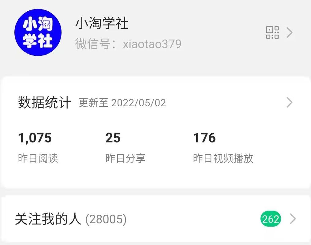公众号日涨粉50+，分享我做流量的新渠道-猫哥网资源库