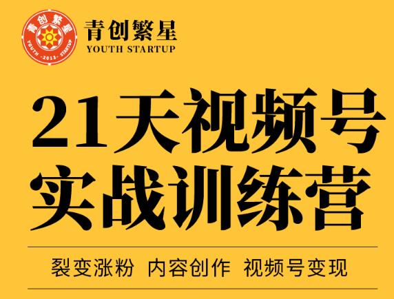 张萌21天视频号实战训练营，裂变涨粉、内容创作、视频号变现 价值298元-猫哥网资源库
