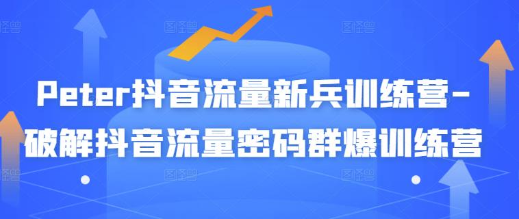 Peter抖音流量新兵训练营-破解抖音流量密码群爆训练营（新兵）-猫哥网资源库