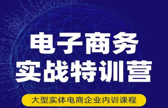 民赛电气内部出品：电子商务实战特训营，全方位带你入门电商，308种方式玩转电商-猫哥网资源库