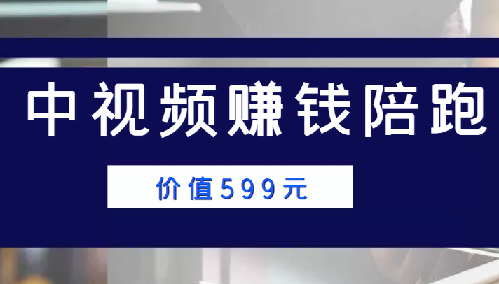 中视频赚钱陪跑，卖中视频账户赚钱收益陪跑项目（价值599元）-猫哥网资源库
