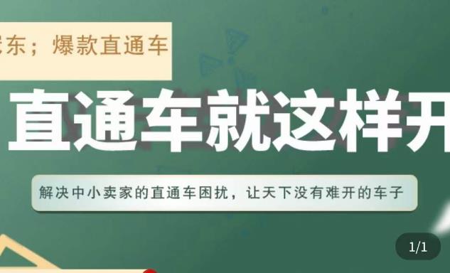冠东·淘系直通车保姆级教程，全面讲解直通车就那么简单-猫哥网资源库