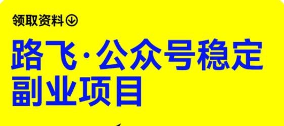 路飞·公众号稳定副业项目，你只要无脑去推广，粉丝和收入，自然就来了-猫哥网资源库