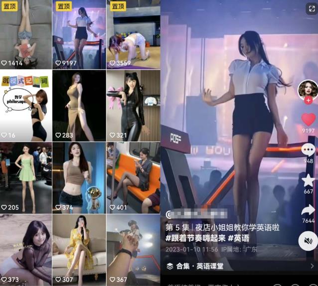 拆解抖音美女记单词视频副业小项目，一条龙玩法大解析（教程+素材）-猫哥网资源库