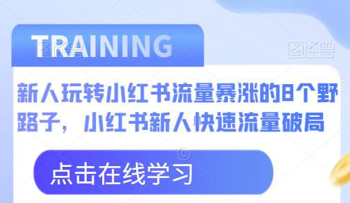 新人玩转小红书流量暴涨的8个野路子，小红书新人快速流量破局-猫哥网资源库