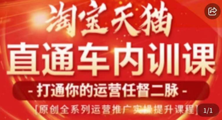 天问电商·2023淘宝天猫直通车内训课，零基础学起直通车运营实操课程-猫哥网资源库