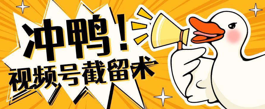 全球首发-视频号无限截留术-你不知道的流量沃土-猫哥网资源库