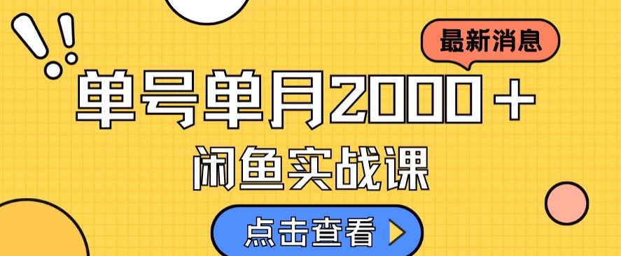 最新闲鱼日入500＋，虚拟资料变现喂饭级讲解-猫哥网资源库