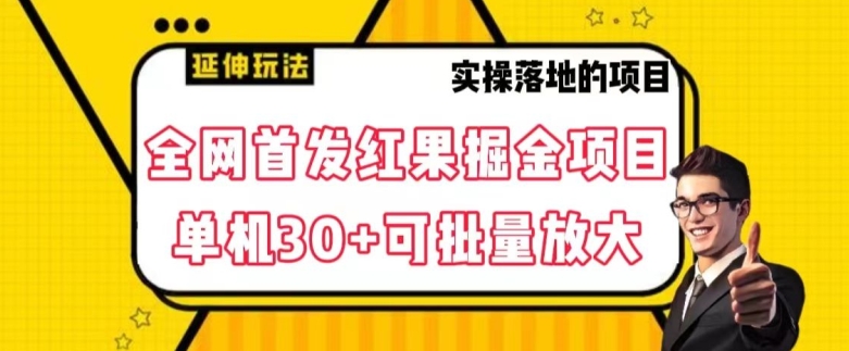 全网首发红果免费短剧掘金项目，单机30+可批量放大【揭秘】-猫哥网资源库