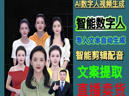 伍老师Ai数字人快速剪辑制作以及变现视频课-猫哥网资源库