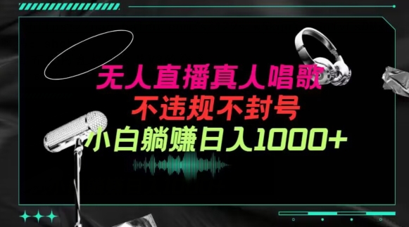 抖音24小时无人直播音乐，不违规，不封号纯撸音浪，小白实操当天日入1000+【揭秘】-猫哥网资源库