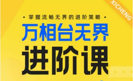 电商万相台无界进阶课，掌握流畅无界的进阶策略-猫哥网资源库