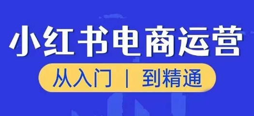 小红书电商运营课，从入门到精通，带你抓住又一个赚钱风口-猫哥网资源库