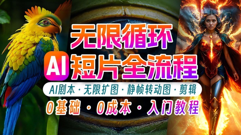 AI剪辑无限循环画面：新手轻松月入上万的秘技【揭秘】-猫哥网资源库