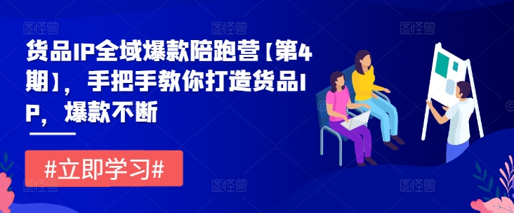 货品IP全域爆款陪跑营【第4期】，手把手教你打造货品IP，爆款不断-猫哥网资源库