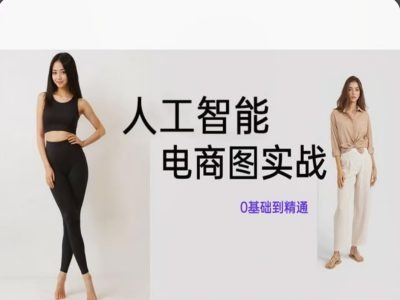 人工智能SD电商图实战，ai绘图0基础到精通-猫哥网资源库
