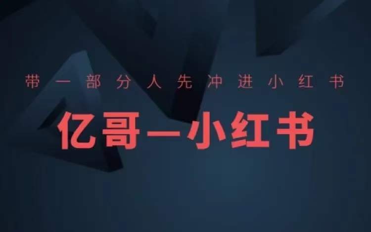 ​​带一部分人先冲进小红书，小红书开店、选品、爆款裂变-猫哥网资源库