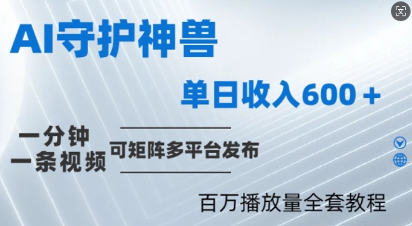 制作各省守护神，100多W播放量的视频只需要1分钟就能完成【揭秘】-猫哥网资源库