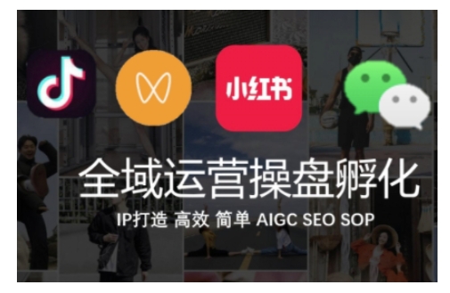 全域运营操盘(抖音+私域+小红书)，IP打造高效简单-猫哥网资源库