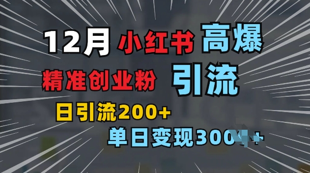 小红书一张图片“引爆”创业粉，单日+200+精准创业粉 可筛选付费意识创业粉【揭秘】-猫哥网资源库