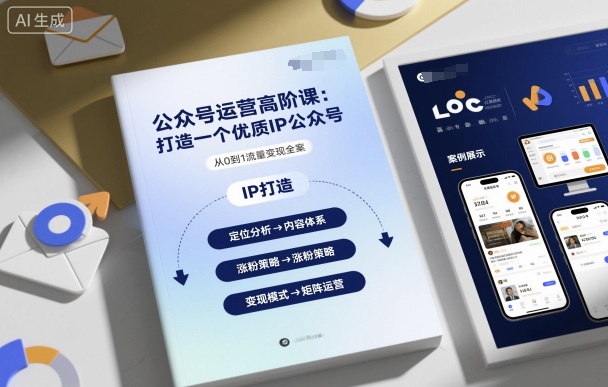 公众号运营高阶课，打造一个优质IP公众号-猫哥网资源库