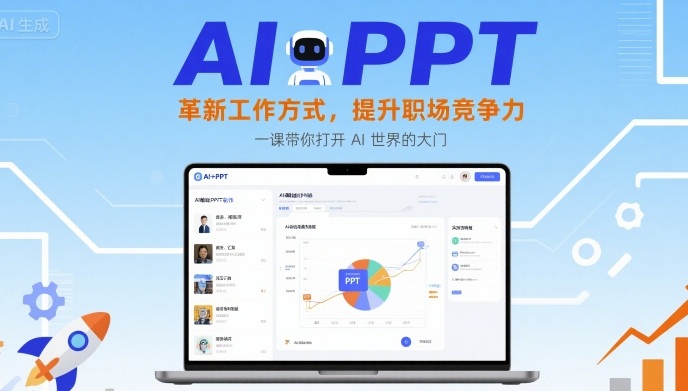 AI+PPT：革新工作方式，提升职场竞争力，一课带你打开 AI 世界的大门-猫哥网资源库