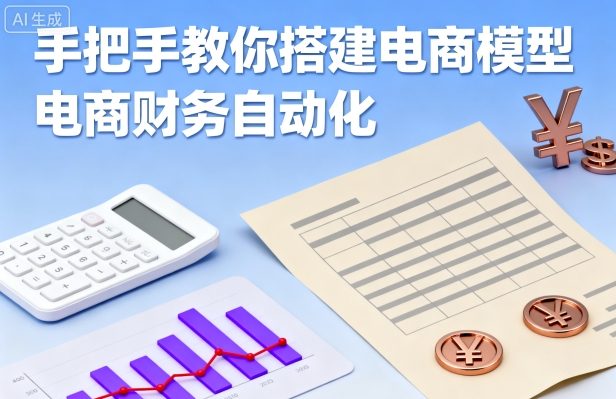手把手教你搭建电商模型-电商财务自动化-猫哥网资源库