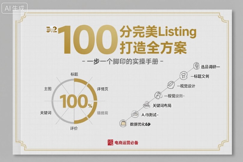 100分完美Listing打造全方案，想要完美listing必须是需要一步一个脚印的-猫哥网资源库