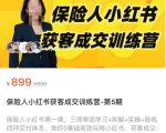 保险人小红书获客成交训练营,0基础高效玩转小红书,可复制的获客成交之路-猫哥网资源库