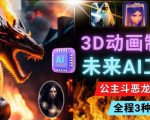 利用未来Ai工具LeiaPix,静态图转换3D动画,Lexica和Chat GPT制作精彩视频-猫哥网资源库